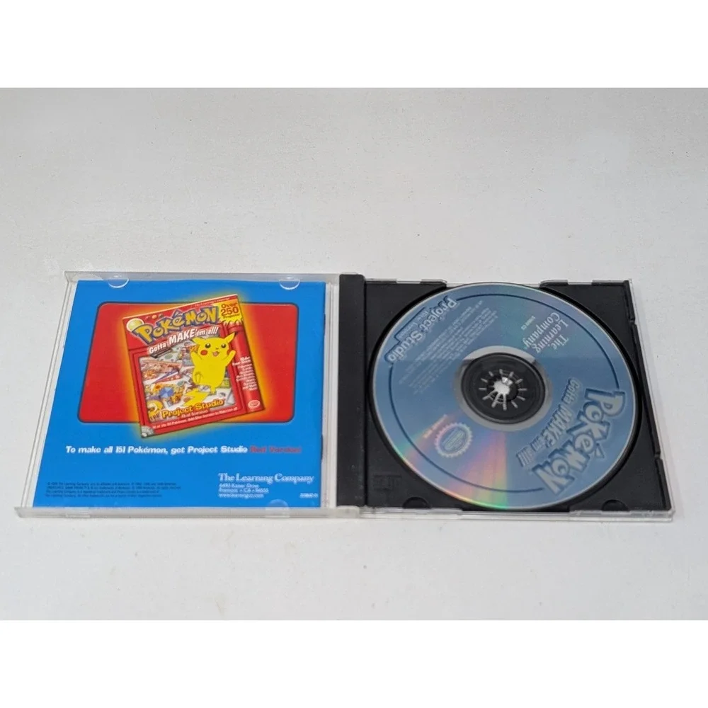 Pokemon Gotta Make Em All Project Studio Blue Version PC Complete‎ CIB w/ Manual